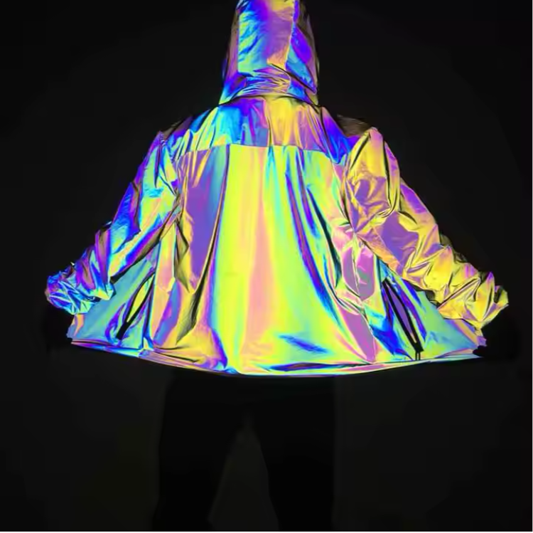 harness holdings reflective puffer jacket 
